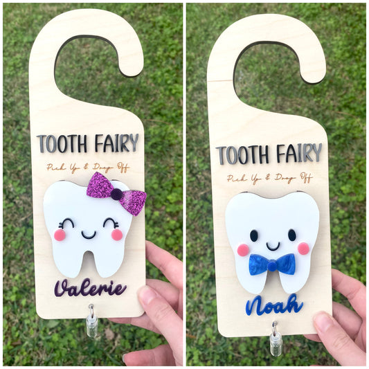 Personalized Tooth Fairy Door Hanger