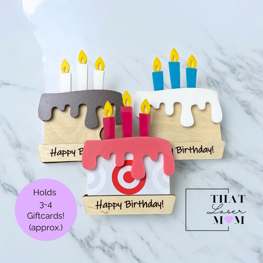 Birthday Giftcard Holder, Personalized