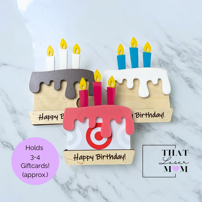 Birthday Giftcard Holder, Personalized